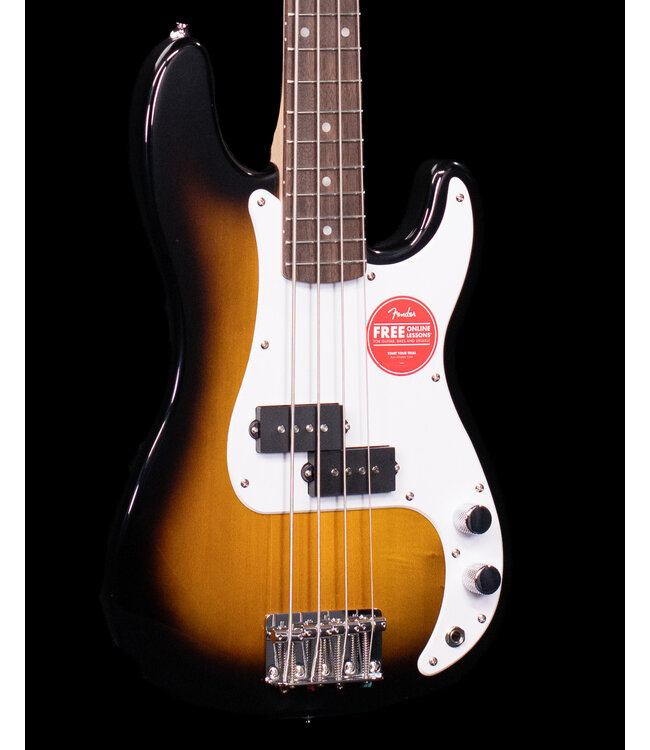 Squier Mini Precision Bass, Laurel FB, 2-Color Sunburst