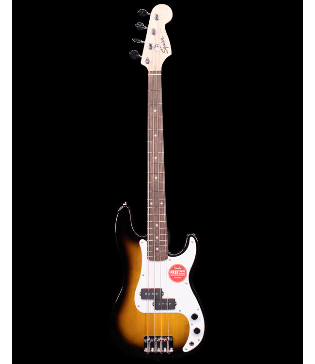 Squier Mini Precision Bass, Laurel FB, 2-Color Sunburst