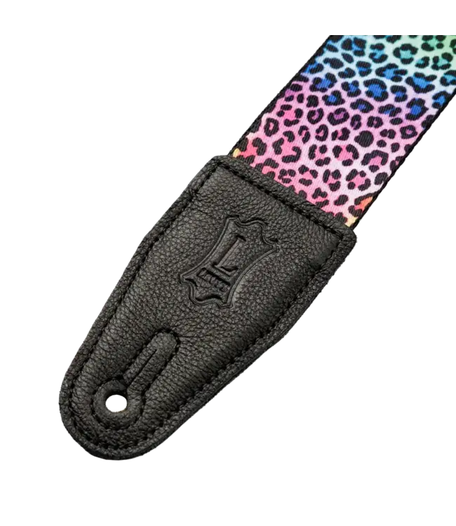 Levy's 2" Untamed Animal Series Strap, Rainbow Leopard Print