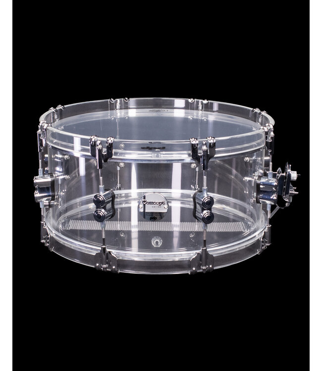 PDP 14" x 6.5" Concept Acrylic Clear Snare Drum with Acrylic Hoops