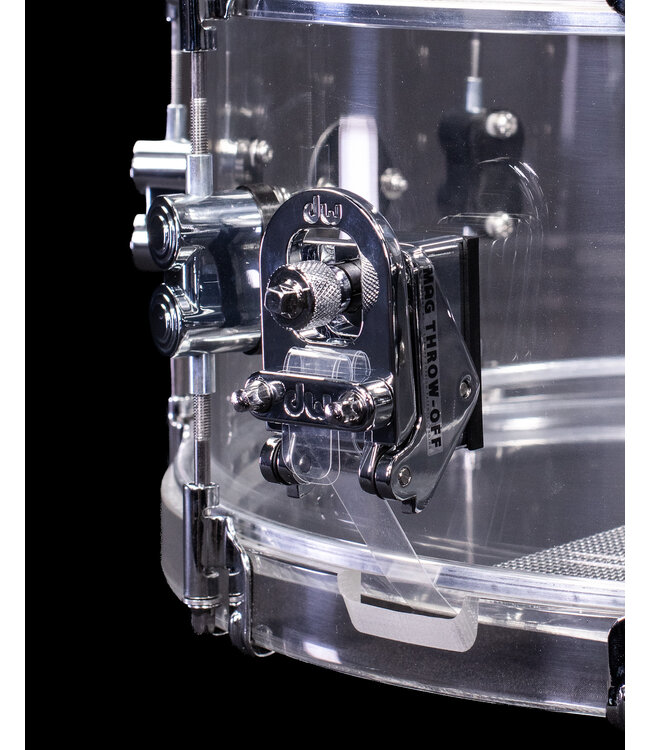 PDP 14" x 6.5" Concept Acrylic Clear Snare Drum with Acrylic Hoops
