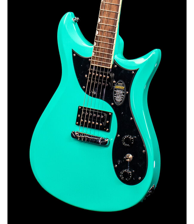 Gretsch Streamliner CVT Electric Guitar, Laurel FB, Sea Foam Green