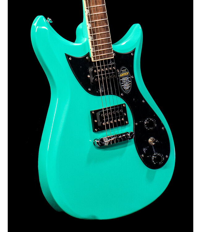 Gretsch Streamliner CVT Electric Guitar, Laurel FB, Sea Foam Green