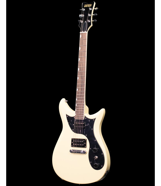 Gretsch Streamliner CVT Electric Guitar, Laurel FB, Aged White