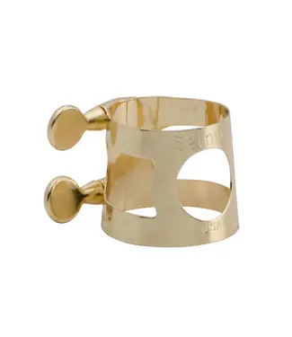 Selmer Alto Saxophone Ligature, Gold Laquered