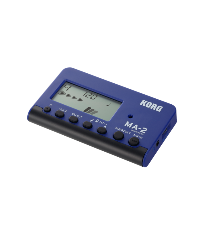 Korg MA2 Quartz Metronome, Blue/Black