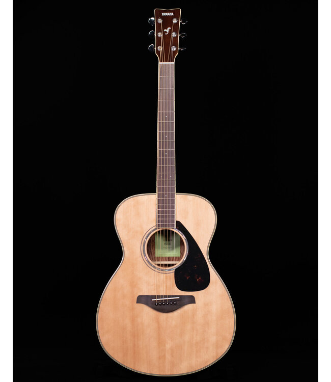 Yamaha FS830 Small Body Acoustic, Solid Top, Mahogany FB, Natural