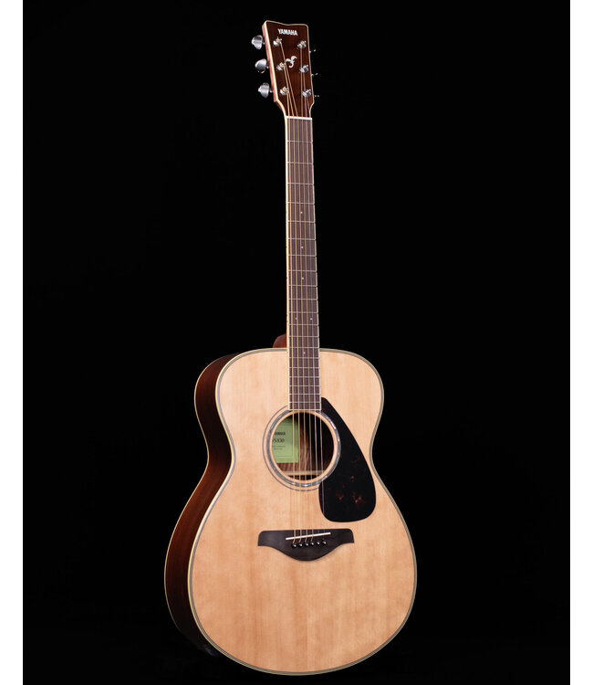 Yamaha FS830 Small Body Acoustic, Solid Top, Mahogany FB, Natural