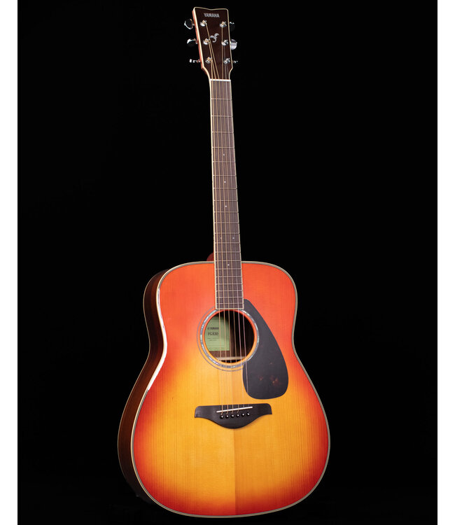 Yamaha FG830 Folk Acoustic Guitar, Autumn Burst