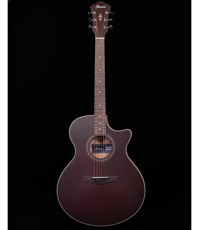 Ibanez AE100 Acoustic/Electric, Burgundy Flat