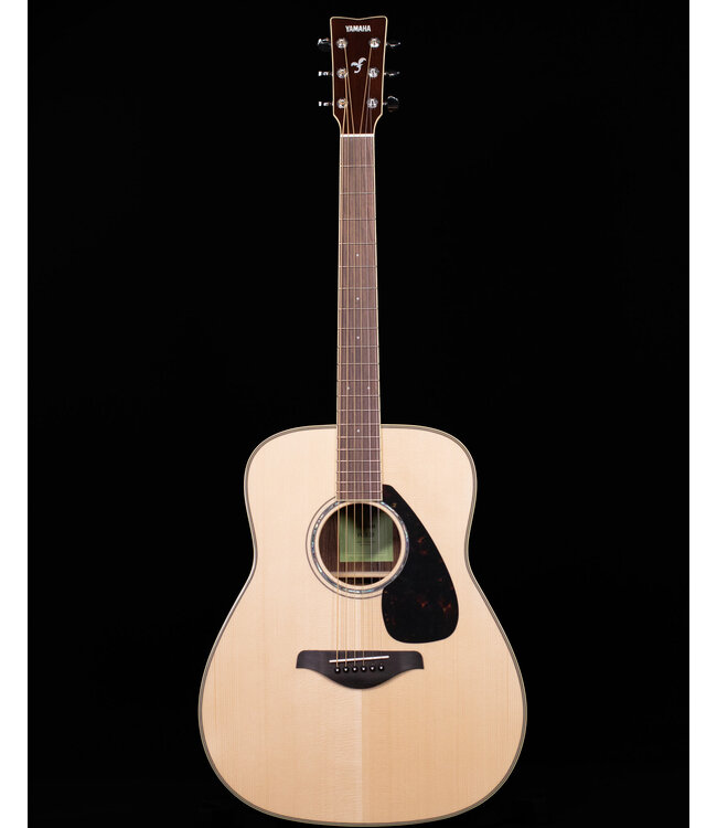 Yamaha FG830 Folk Acoustic Guitar, Natural