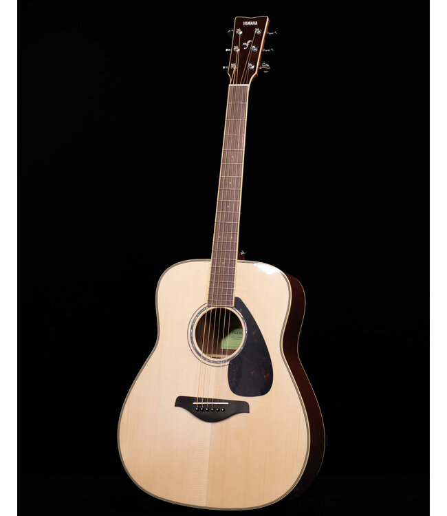 Yamaha FG830 Folk Acoustic Guitar, Natural