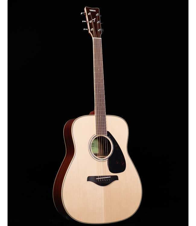 Yamaha FG830 Folk Acoustic Guitar, Natural