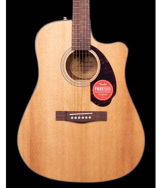 Fender Fender CD-140SCE Dreadnought, Walnut FB, Natural with Case