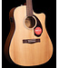 Fender CD-140SCE Dreadnought, Walnut FB, Natural with Case