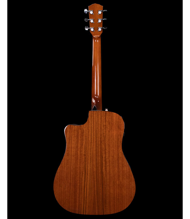 Fender CD-140SCE Dreadnought, Walnut FB, Natural with Case