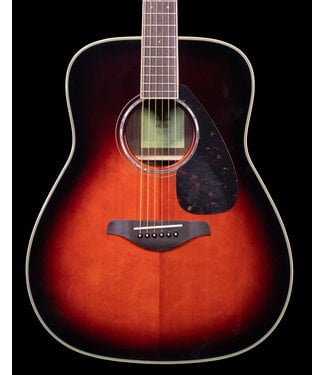 Yamaha Yamaha FG830 Solid Top Acoustic, Rosewood Back and Sides, Tobacco Brown Sunburst