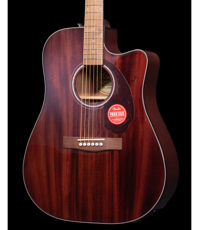 Fender CD-140SCE, Walnut FB, All-Mahogany with Case