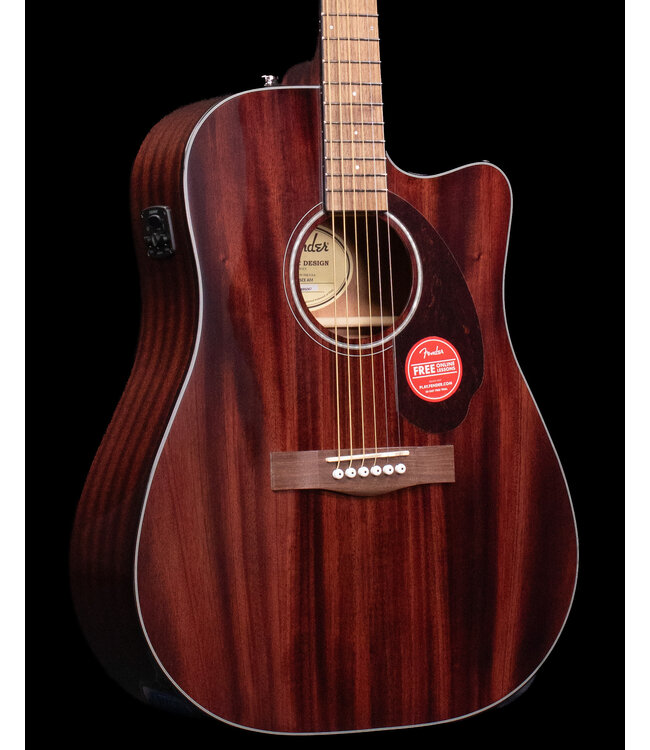 Fender CD-140SCE, Walnut FB, All-Mahogany with Case