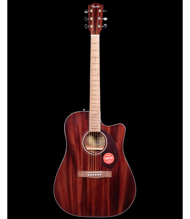 Fender CD-140SCE, Walnut FB, All-Mahogany with Case