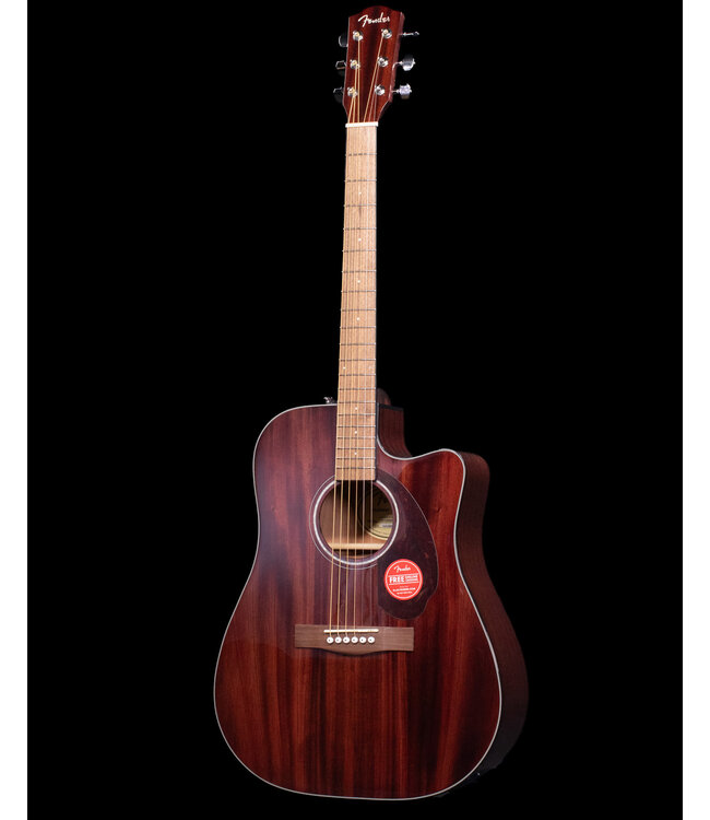 Fender CD-140SCE, Walnut FB, All-Mahogany with Case
