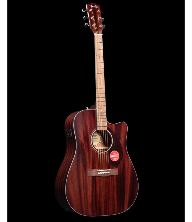Fender CD-140SCE, Walnut FB, All-Mahogany with Case