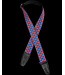 Levy's 2" Sublimated Guitar Strap, Red Donut on Blue