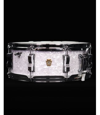 Ludwig Ludwig 14" x 5.5" Legacy Maghogany Jazz Fest Snare Drum, White Marine Pearl