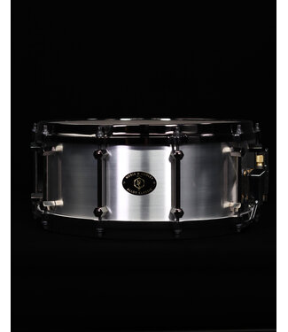 Noble & Cooley Noble & Cooley 14" x 6" Alloy Classic Snare Drum, Raw, Black Hardware