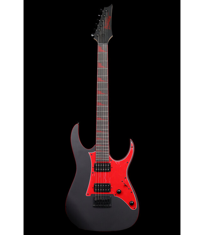 Ibanez GRG131DX Electric Guitar, Black Flat