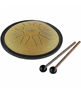 Meinl Meinl Sonic Energy Compact Steel Tongue Drum, A Major, Gold