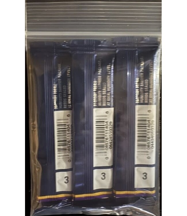 Vandoren Traditional Bb Clarinet #3 Reed - 3-Pak