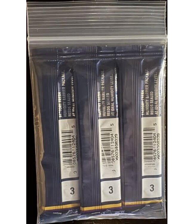 Vandoren Traditional Alto Sax #3 Reed - 3-Pak