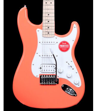 Squier Squier Sonic Stratocaster HSS, Maple FB, Tahitian Coral