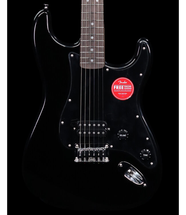 Squier Sonic Stratocaster HSS, Maple FB, Black