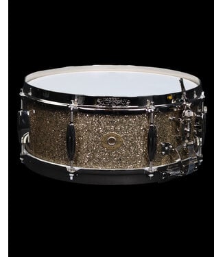 Slingerland Slingerland 14" x 5.5" Radio King Solid Maple Snare Drum, Gold Glass