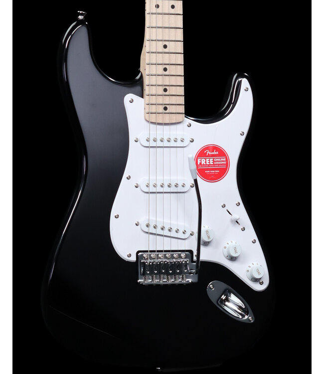 Squier Sonic Stratocaster, Maple FB, Black