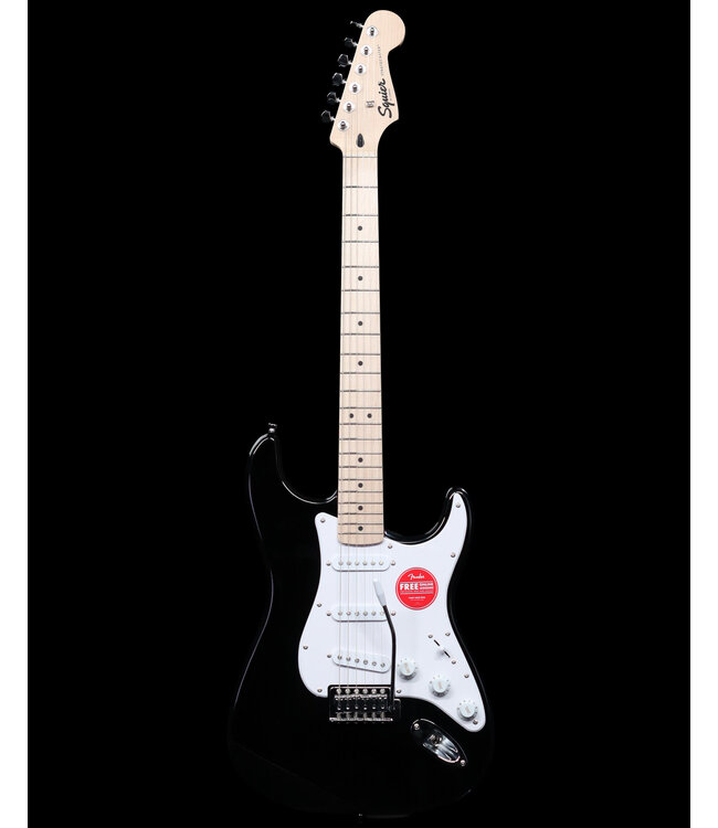 Squier Sonic Stratocaster, Maple FB, Black
