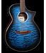 Ibanez AEWC16QA A/E Acoustic Guitar, Trans Blue Burst