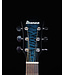 Ibanez AEWC16QA A/E Acoustic Guitar, Trans Blue Burst