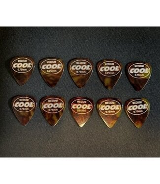 Cool Music Cool Music Pure-Cell Pure Micron Accu-Grip Standard Picks, .75mm Medium - Custom 10 Pack