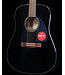 Fender CD-60SCE Dreadnought, Walnut FB, Black
