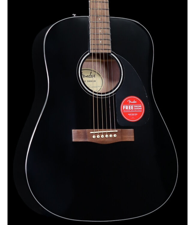 Fender CD-60SCE Dreadnought, Walnut FB, Black