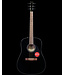 Fender CD-60SCE Dreadnought, Walnut FB, Black