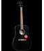 Fender CD-60SCE Dreadnought, Walnut FB, Black