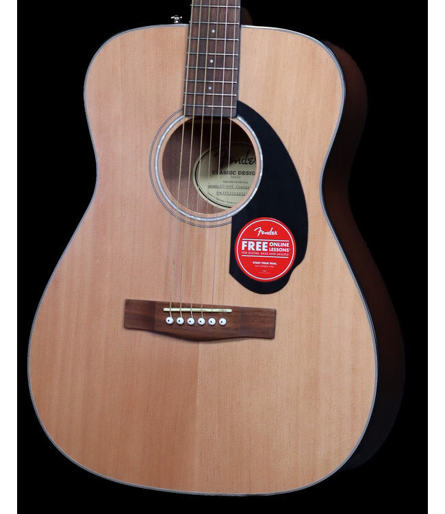 Fender CC-60SCE Concert, Walnut FB, Natural