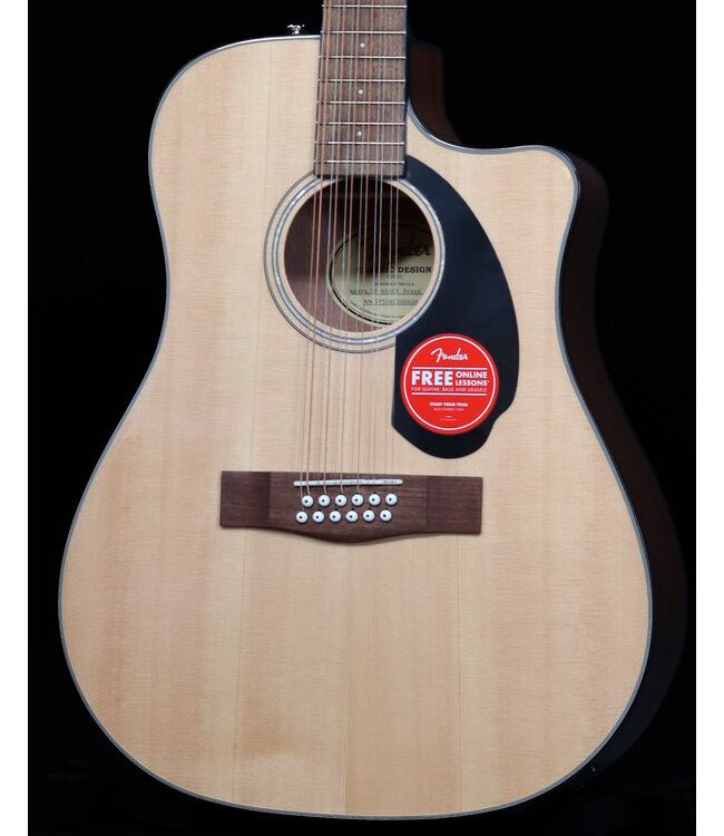 Fender CD-60SCE 12-String Acoustic/Electric, Natural