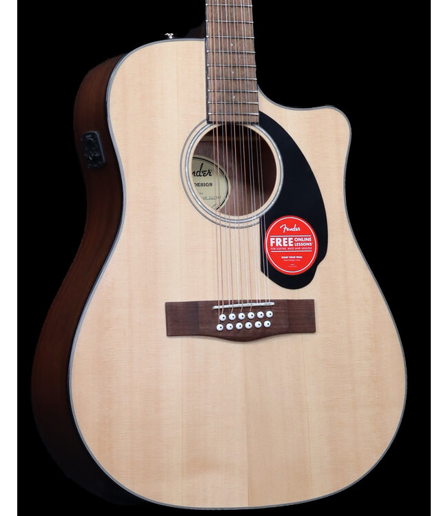 Fender CD-60SCE 12-String Acoustic/Electric, Natural