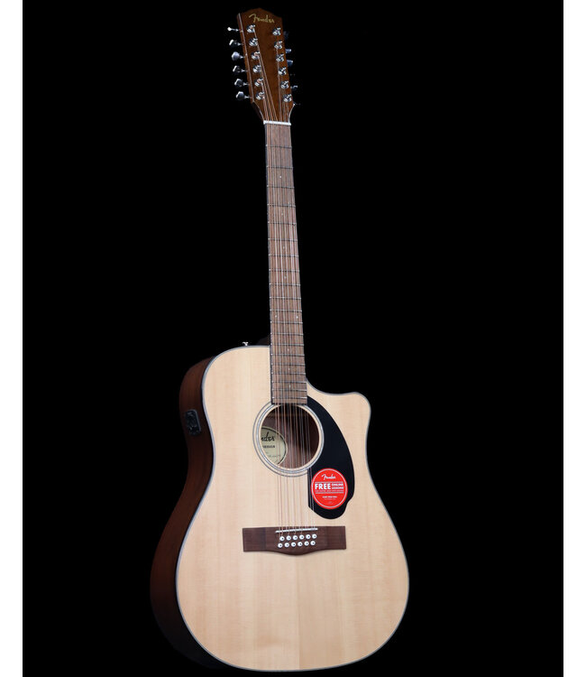 Fender CD-60SCE 12-String Acoustic/Electric, Natural