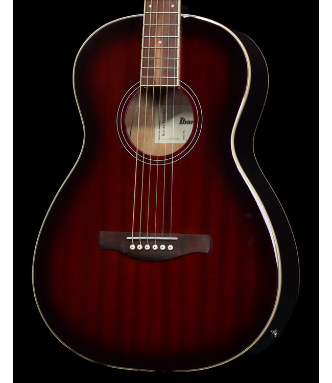 Ibanez PN12E Parlor Acoustic/Electric, Vintage Mahogany Sunburst